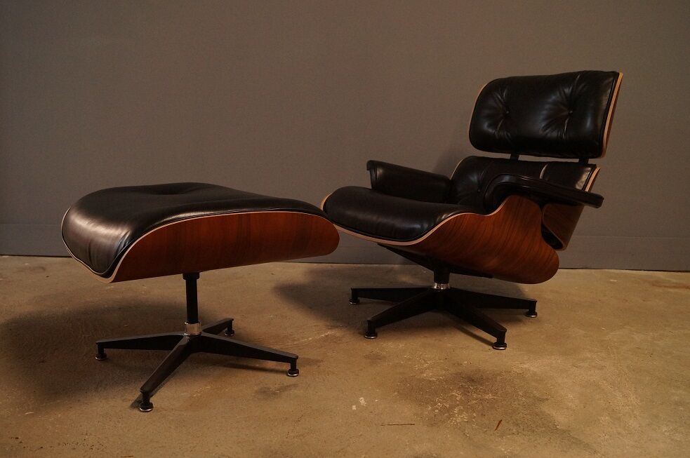 Lounge chair and ottoman from Ray and Charles Eames