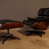 Lounge chair and ottoman from Ray and Charles Eames