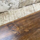 Solid oak bench