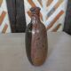 Vase bottle soliflore enamelled earth