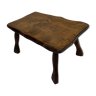 Tabouret brutaliste vintage table d’appoint