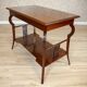 Table basse en acajou brun Art Nouveau du début du 20e siècle, années 1950
