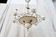7-light art deco chandelier from the 1940s