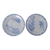 terre de fer 2 assiettes à hors-d'oeuvre