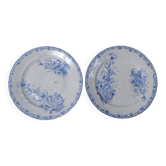 terre de fer 2 assiettes à hors-d'oeuvre
