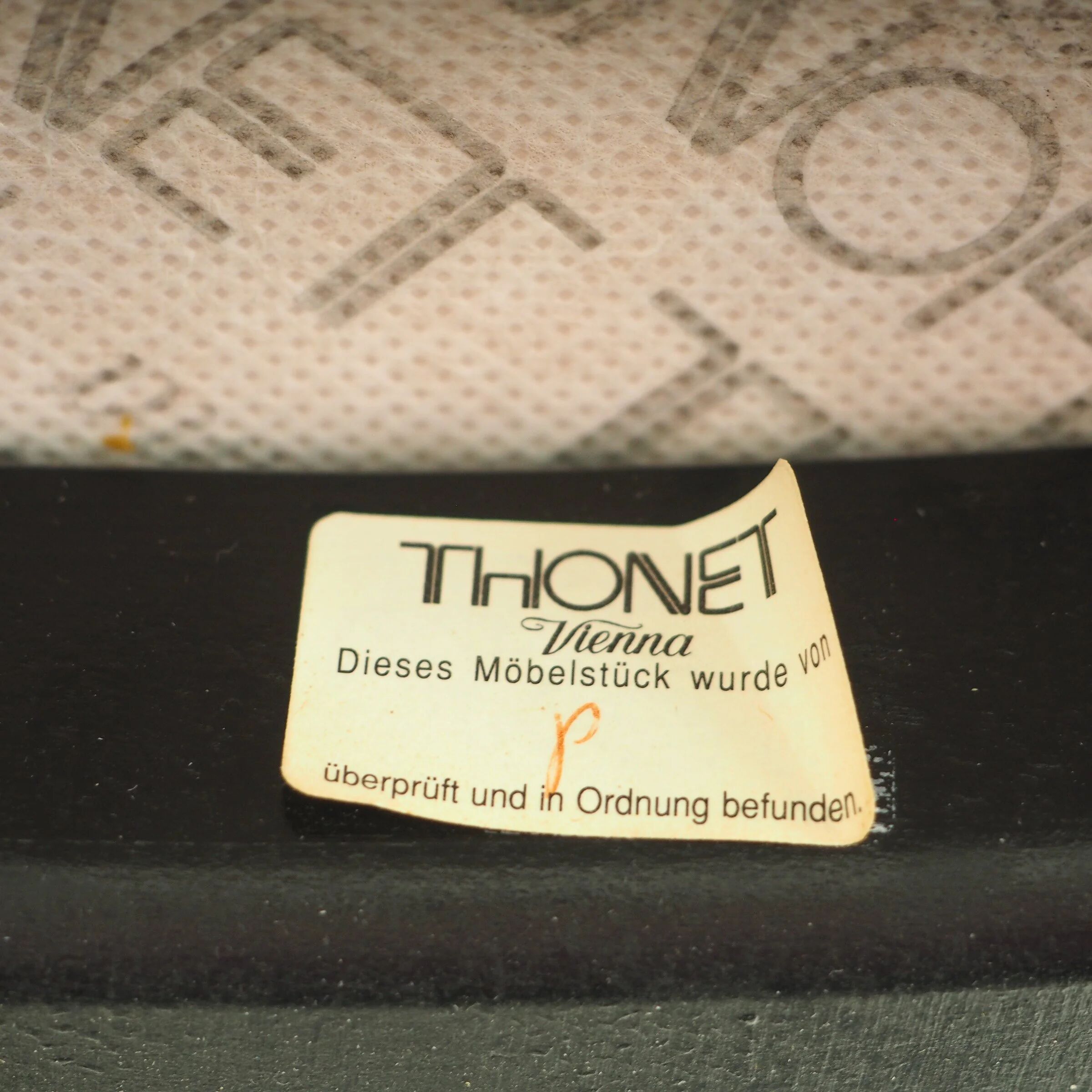 Black armchair with turquoise leather by Marcel Kammerer for Thonet