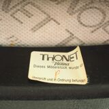 Black armchair with turquoise leather by Marcel Kammerer for Thonet