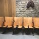 Former folding seats of theatre or cinema 1940