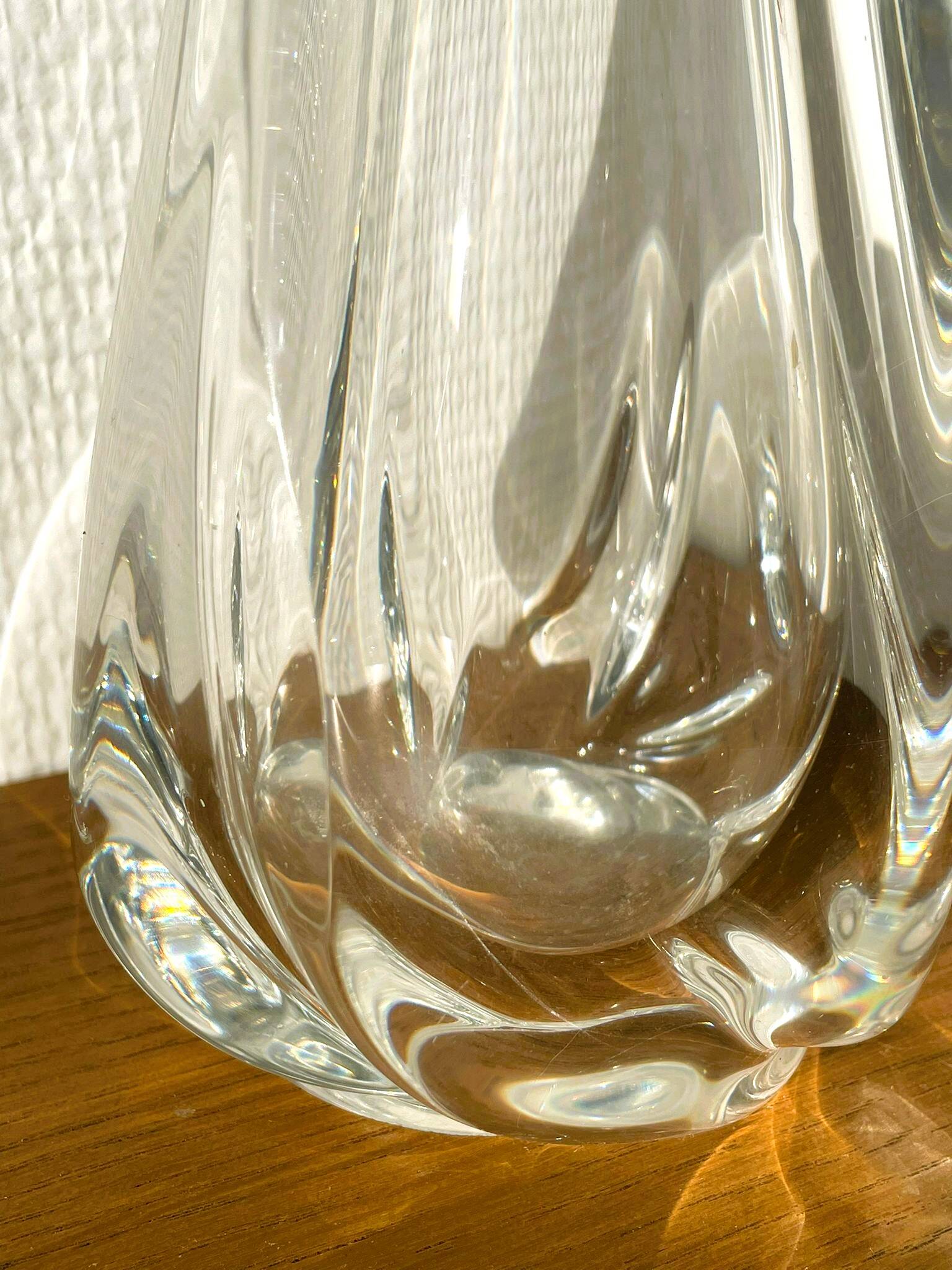 Vase / thick glass soliflore
