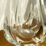 Vase / soliflore en verre épais