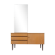 Coiffeuse en frêne avec miroir