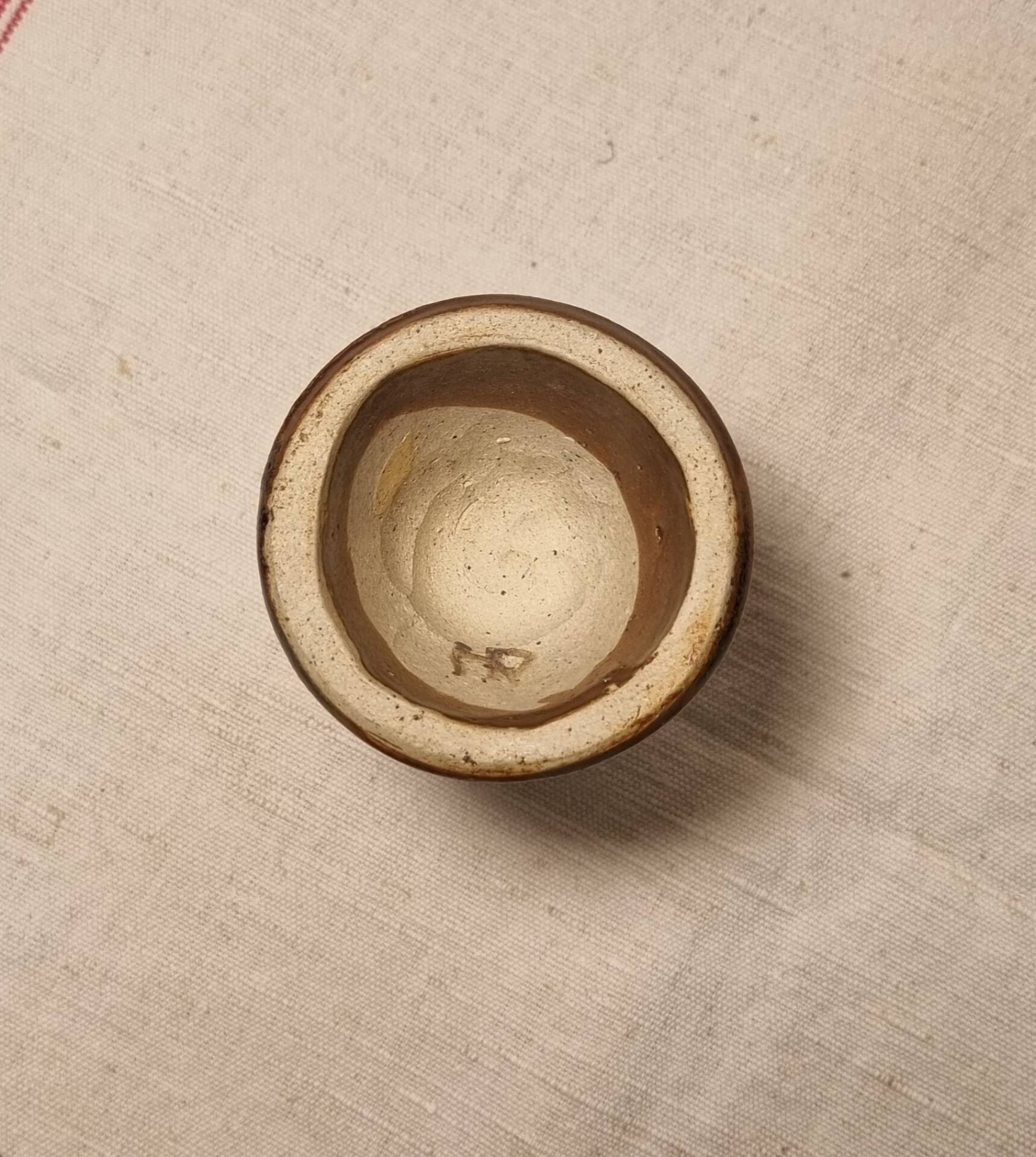Stoneware candlestick