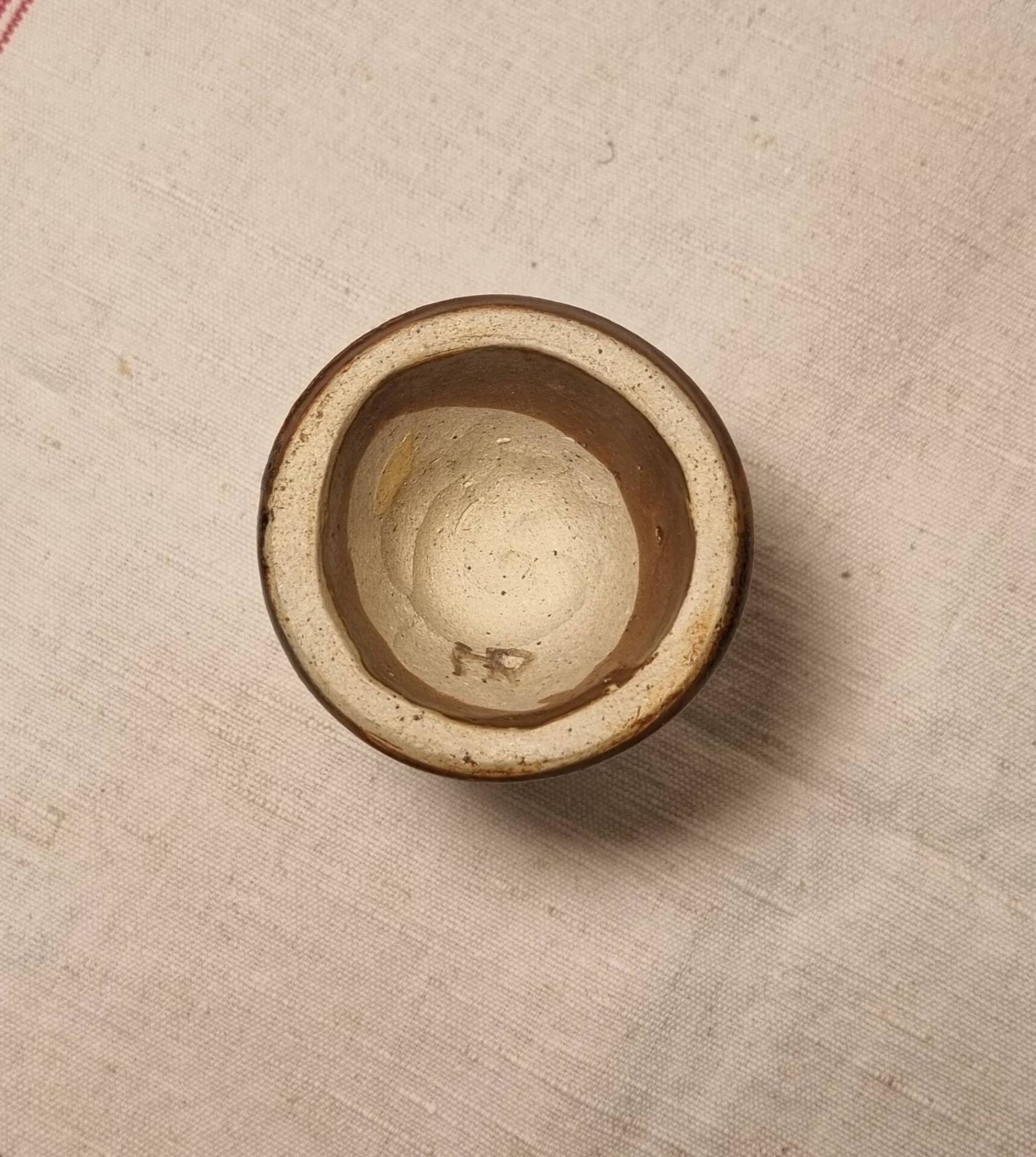 Stoneware candlestick