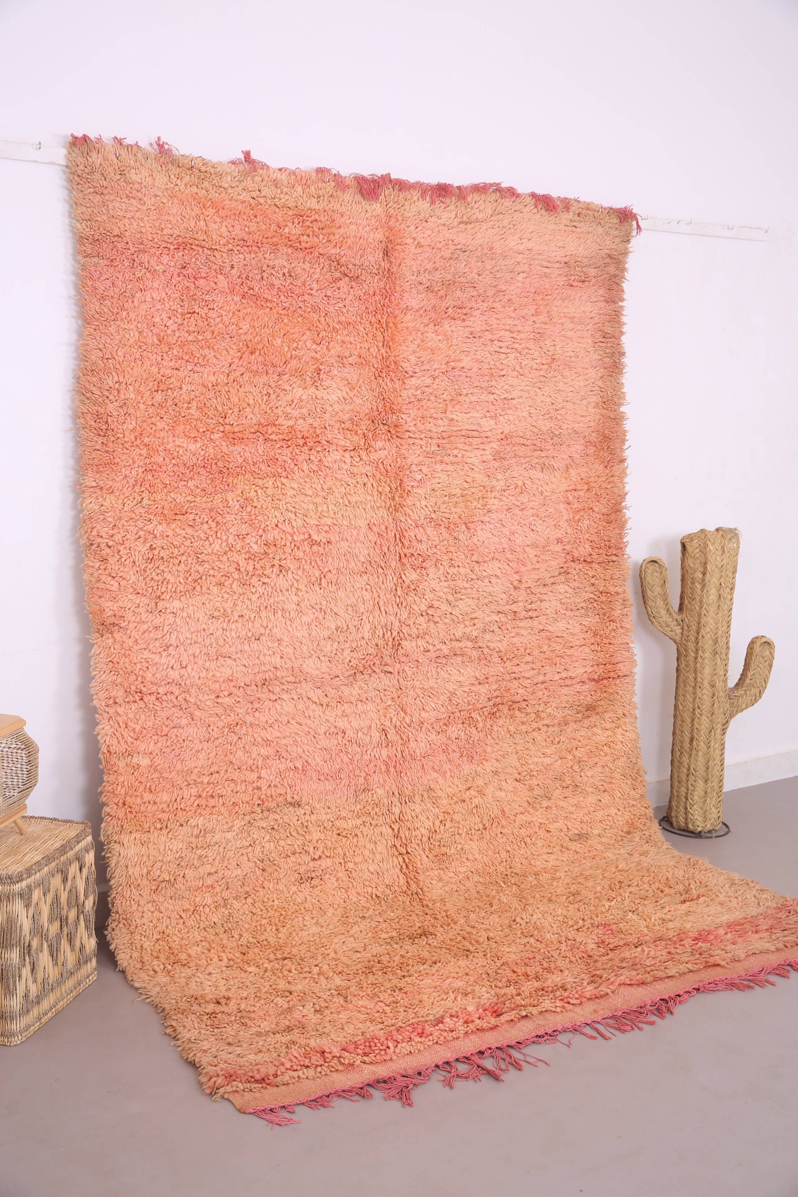 Vintage Handmade Moroccan Rug 185 x 291 cm - Berber Wool Rug - Boujaad Rug