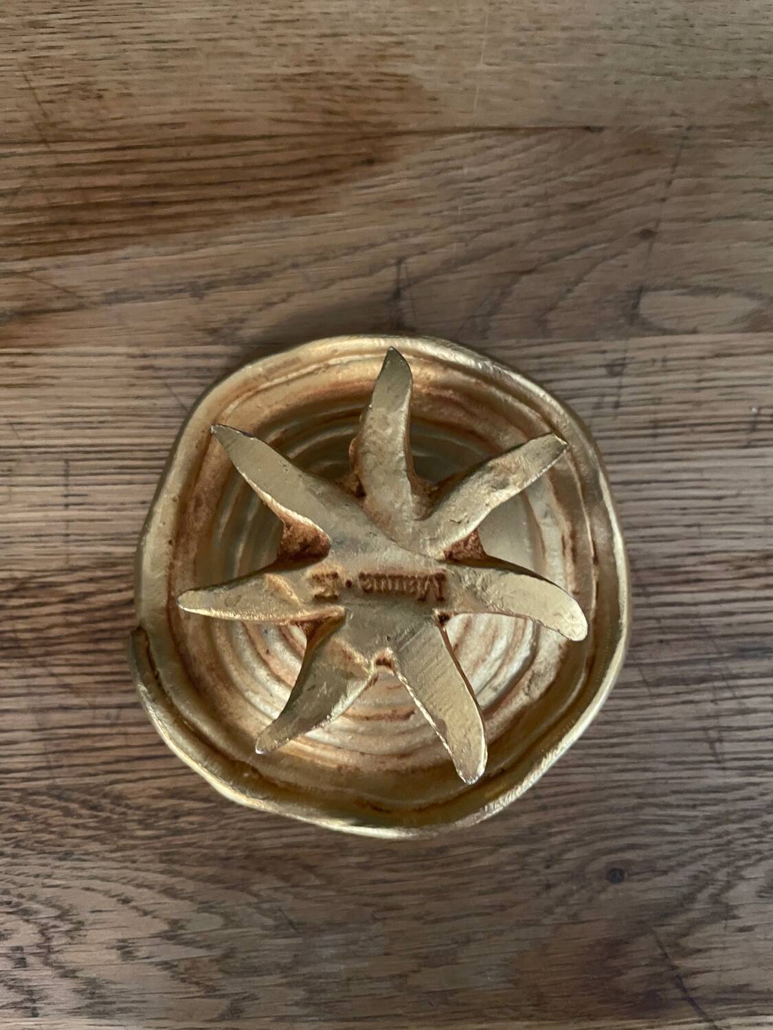 Beautiful bronze pocket bowl from 1990.