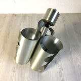 Vintage 70's brushed aluminum suspension