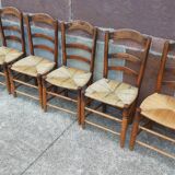 Set of 6 antique chairs