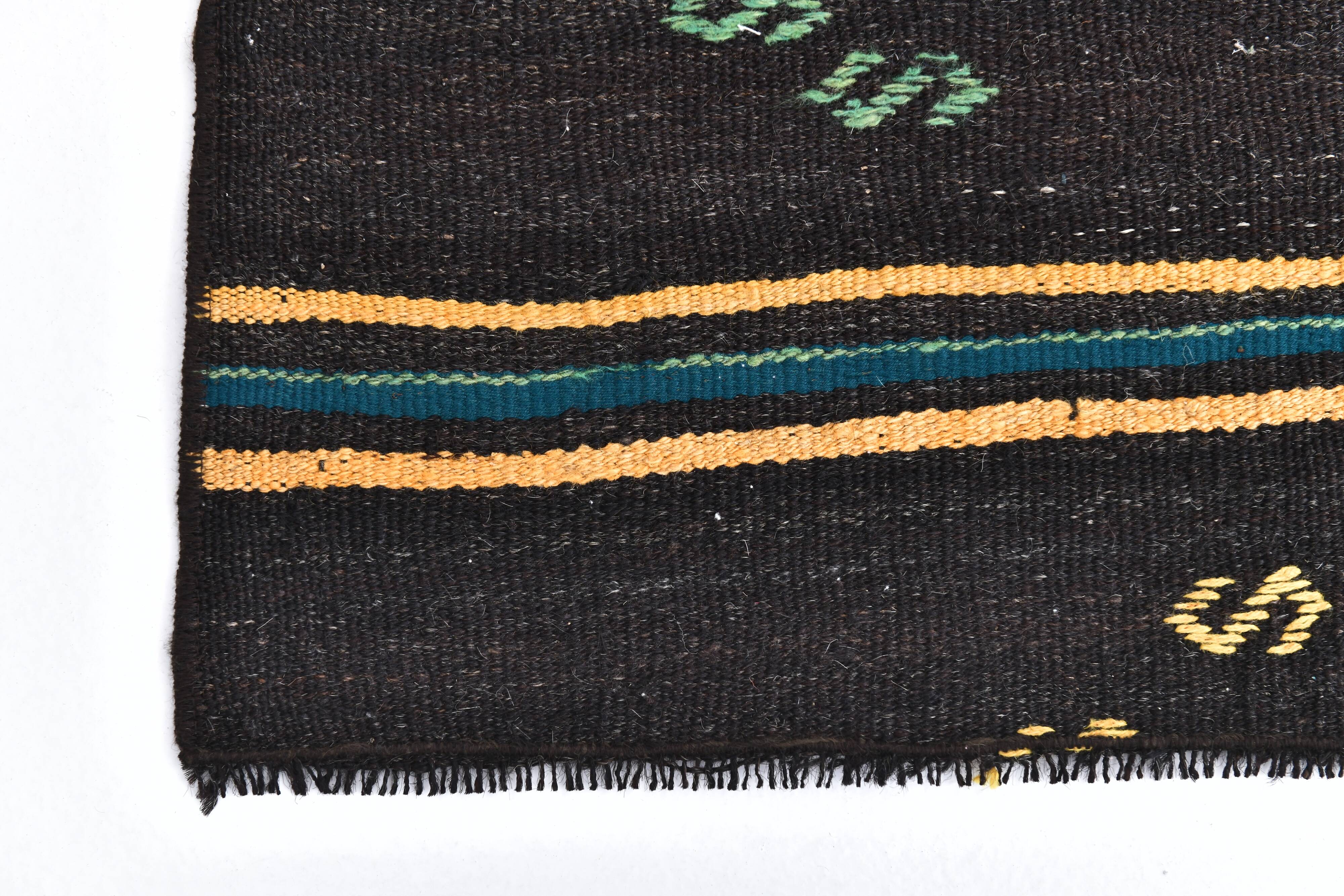 2x10 Antique Turkish Vintage Kilim Runner Rug 61x302Cm SK 243477