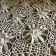 Antique crochet tablecloth