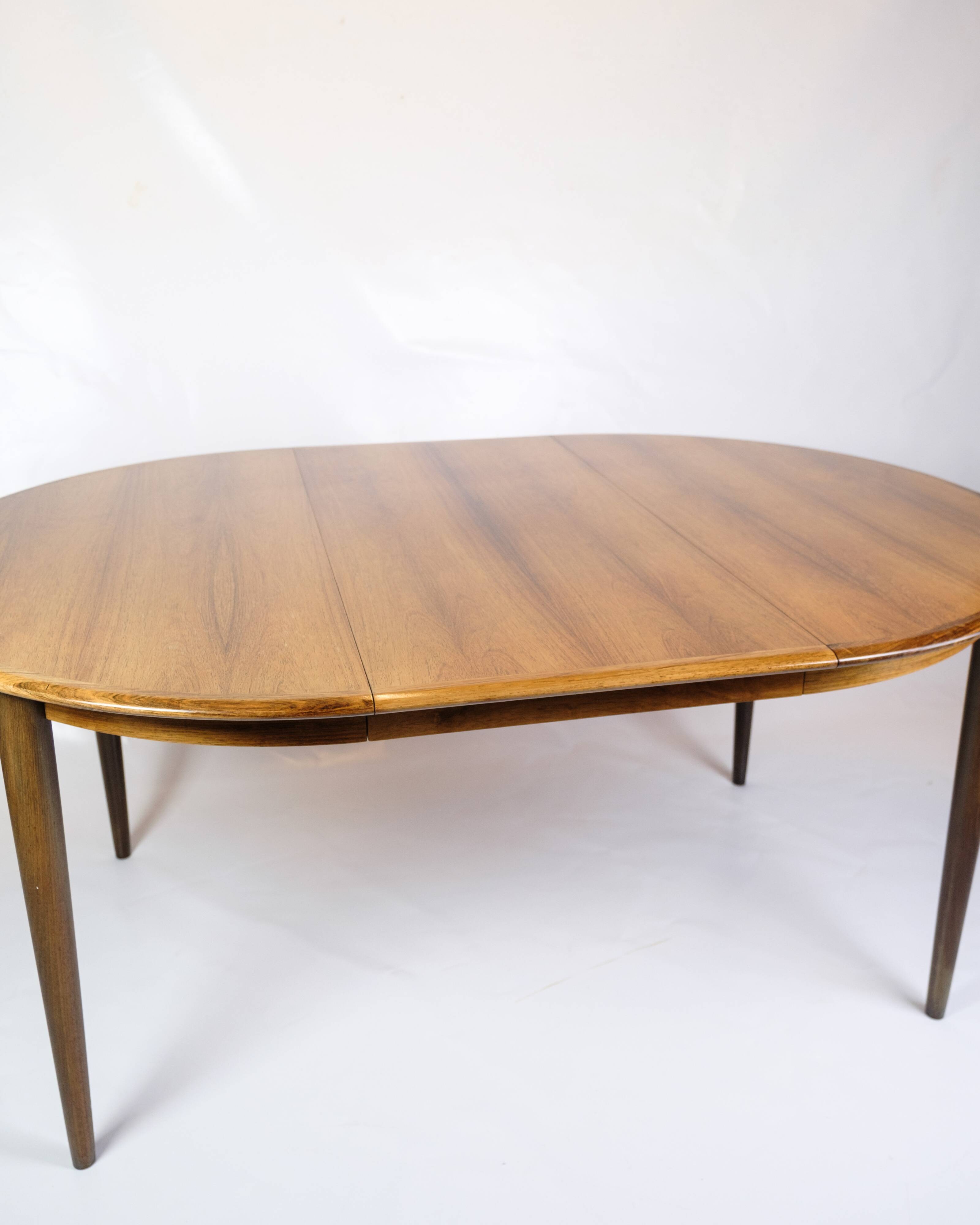 Table extensble vntage en palssandre par Severn Hansen, 1960
