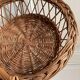 Panier osier rond