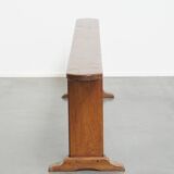 Antique French hall bench/dining bench