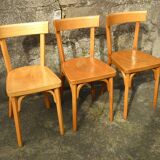 Set of 6 Baumann bistro chairs n° 18