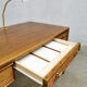 Vintage rattan caned desk Eleanor Forbes Mcguire San Francisco