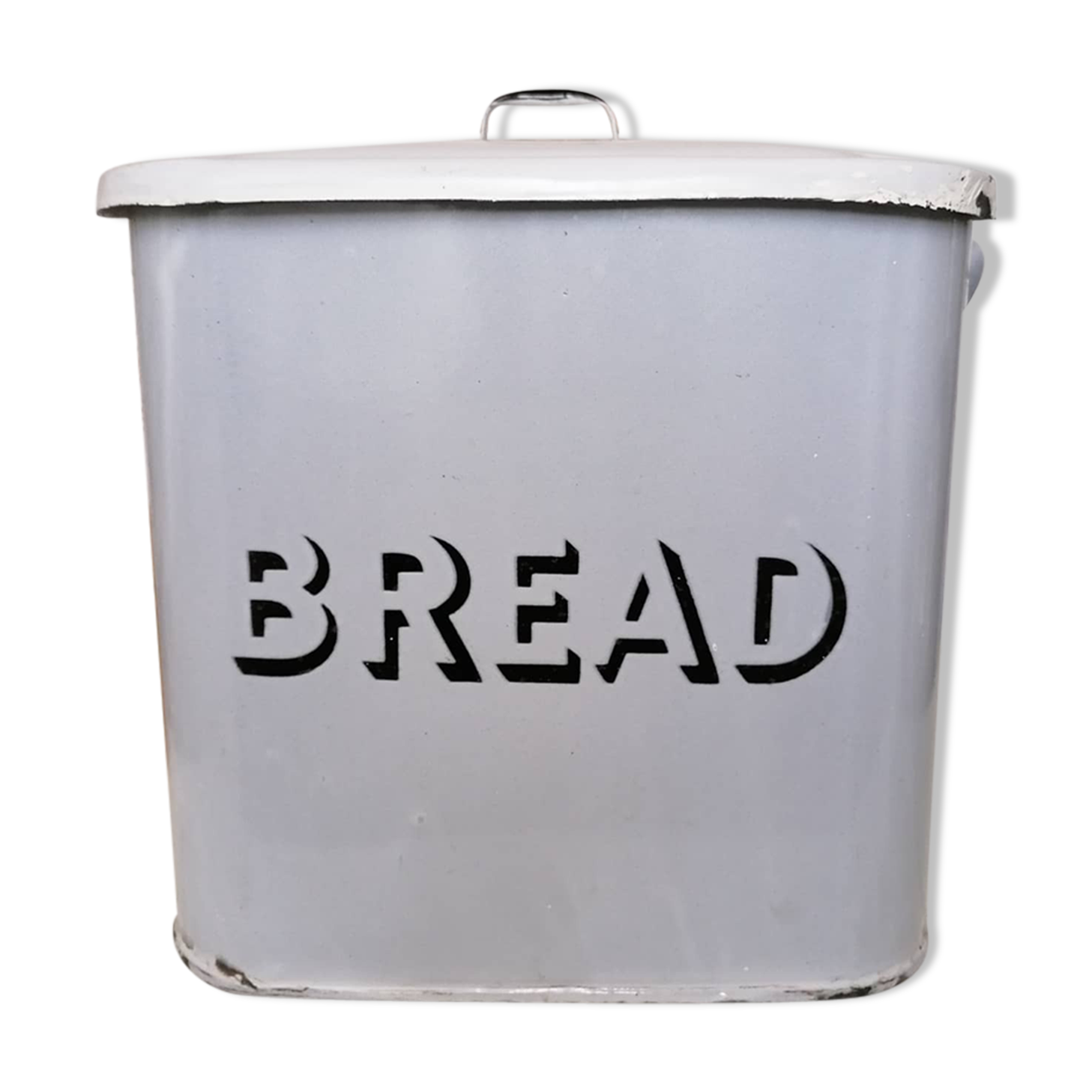 Enamel bread box