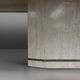 Table Basse Willy Rizzo Travertin 1970