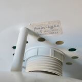 Large white suspension with cups. "Form Light" Denmark 1970