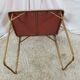 Table camping pliante orange Chantazur Lafuma années 70