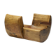 Two-Seater "Namoradeira" by Zanine Caldas, Brazil, 1975