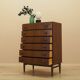 Commode en noyer, design danois, années 1960, designer : Kai Kristiansen