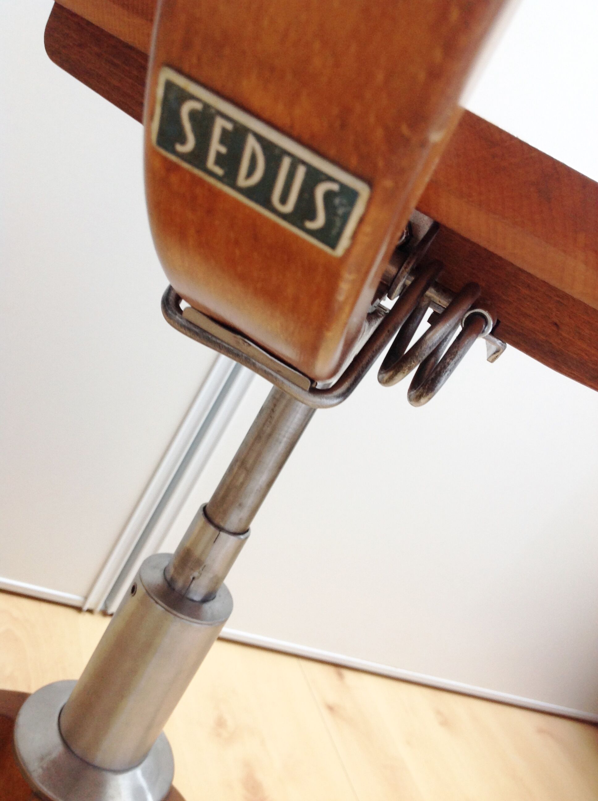 Industrial style swivel chair by Sedus Stoll / vintage 50s-60s