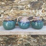 Alpho ceramic apple bottles from the 60s-70s.