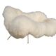 Sheepskin sofa by Fritz Neth, 1950