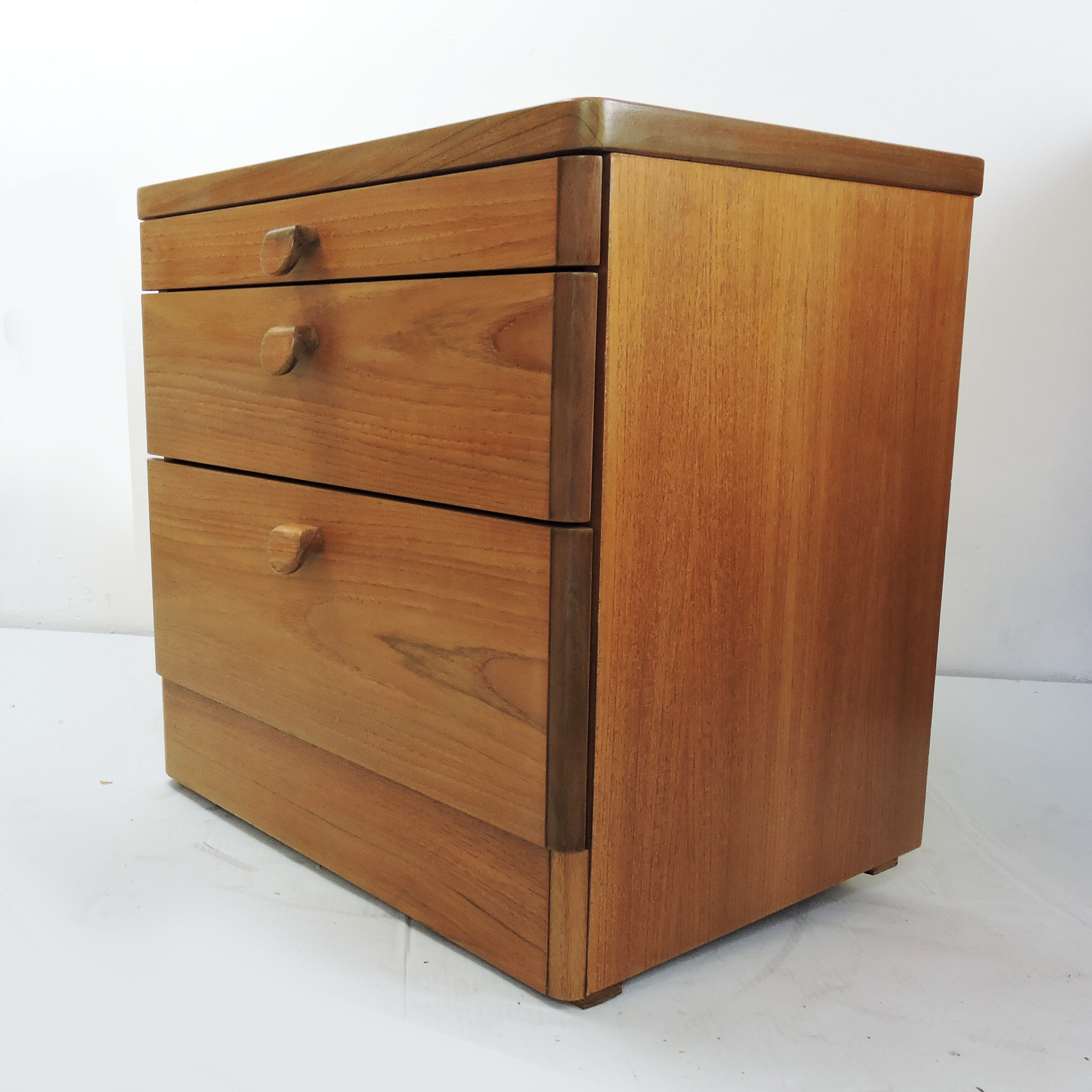 Teak bedside cabinets by Stag, set of 2, 1960