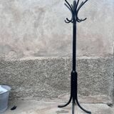 Porte manteau perroquet noir vintage