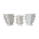 Ensemble de 3 petits vases cornets vases de marié