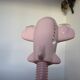 Pink ceramic “airplane” lamp from the 80s