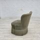 1970s, Danish armchair, green furniture velour.