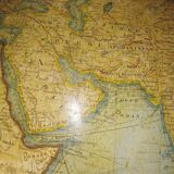 Terrestrial Globe in Lithographed Paper and Cast Iron, J.Lebègue & Cie – Late 19th Century