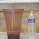 Bubble glass vase, blown, 1970s, Biot manufacture.