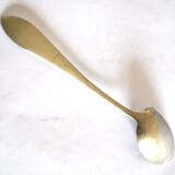 German silver-plated sauce spoon Gowe ALPACCA pearl decoration 26cm