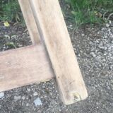 Wooden workshop stool