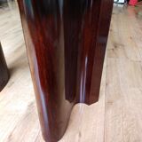 Table basse contemporaine en acajou massif