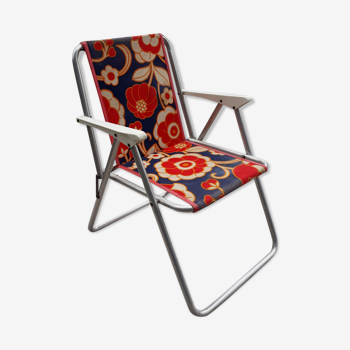 Fauteuil de camping vintage