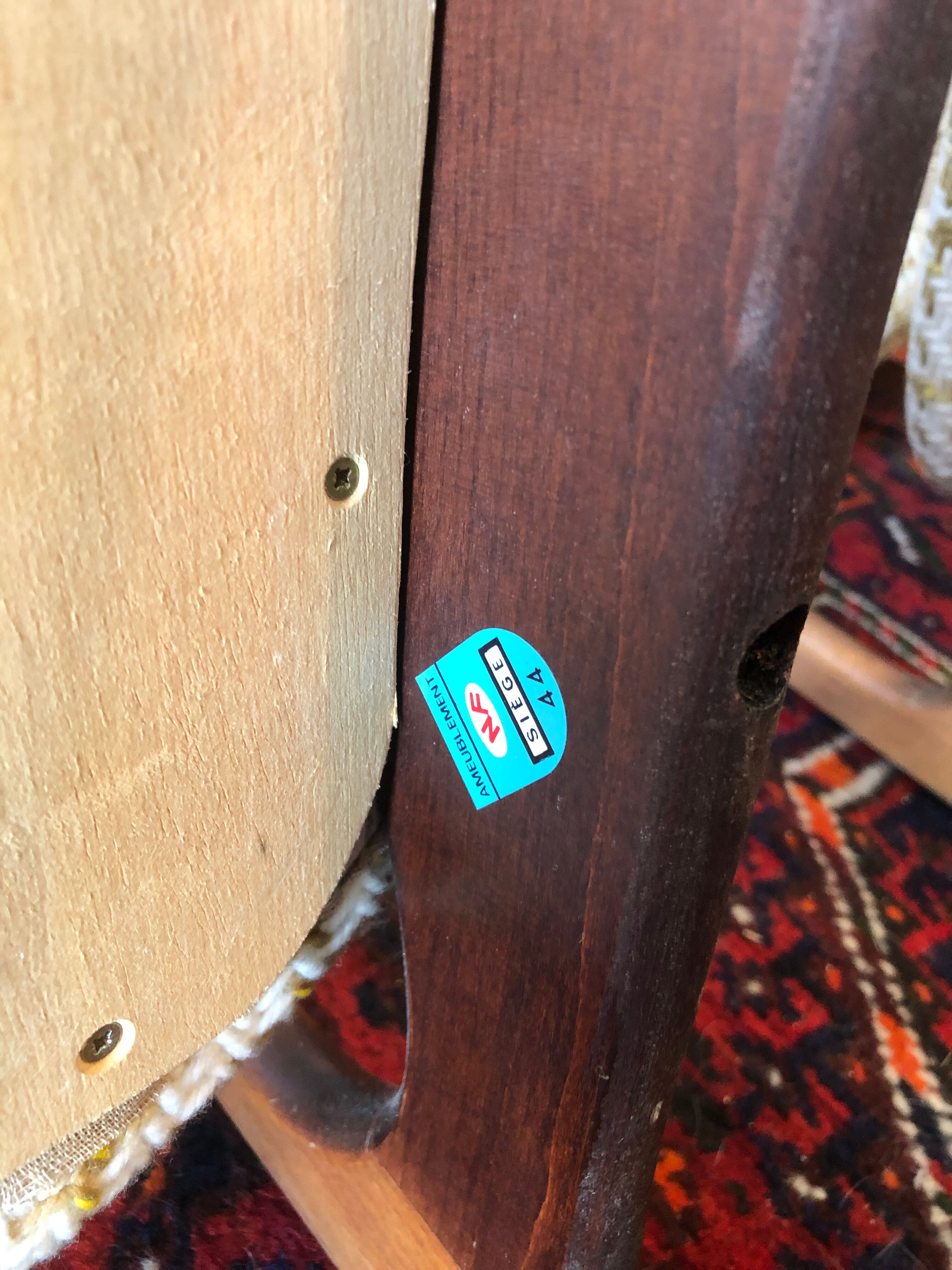 Duo de chaises années 60