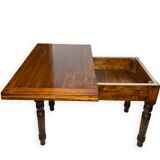 Table italienne en noyer, années 1950